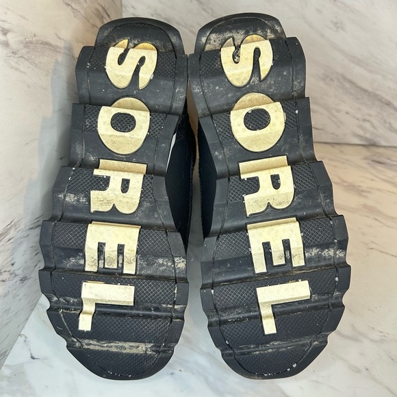 SOREL Kinetic Sport Lug Sole Booties - Black - Size 8 - Picture 9 of 11